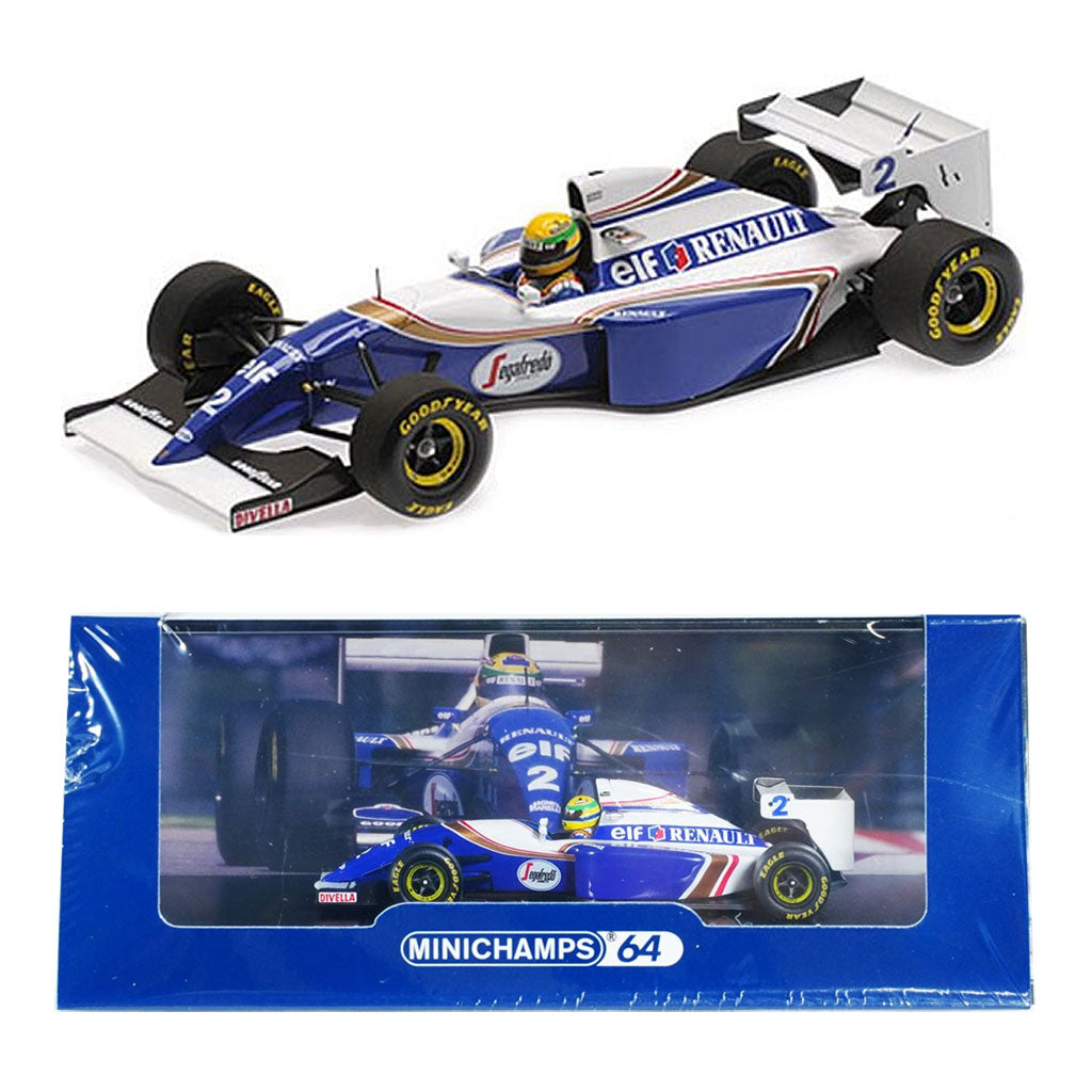 Minichamps Williams Renault FW16 #2 Ayrton Senna 1994 Pacific GP 1:64