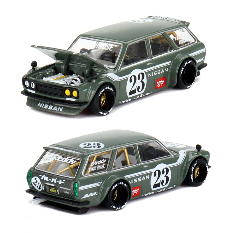 Mini GT Datsun Kaido 510 Wagon Carbon Fibre V3 (076) (1:64) – AGR Models