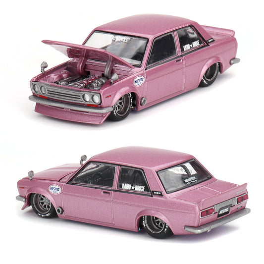 Mini GT Kaido House Datsun 510 Street Nismo V1 Pink (091) (1:64)
