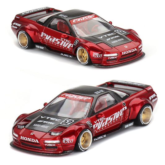 Mini GT Kaido House Honda NSX Evasive V1 Red (094) (1:64)