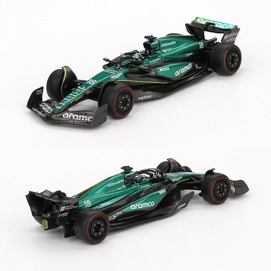Mini GT Aston Martin AMR24 F1 Bahrain 2024 #18 Lance Stroll (1001)