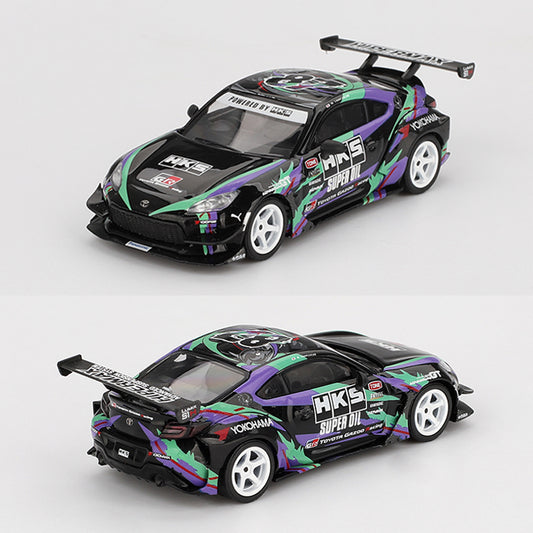 Mini GT Toyota GR86 HKS Type-R 2022 Tokyo Auto Salon (1005) (1:64)