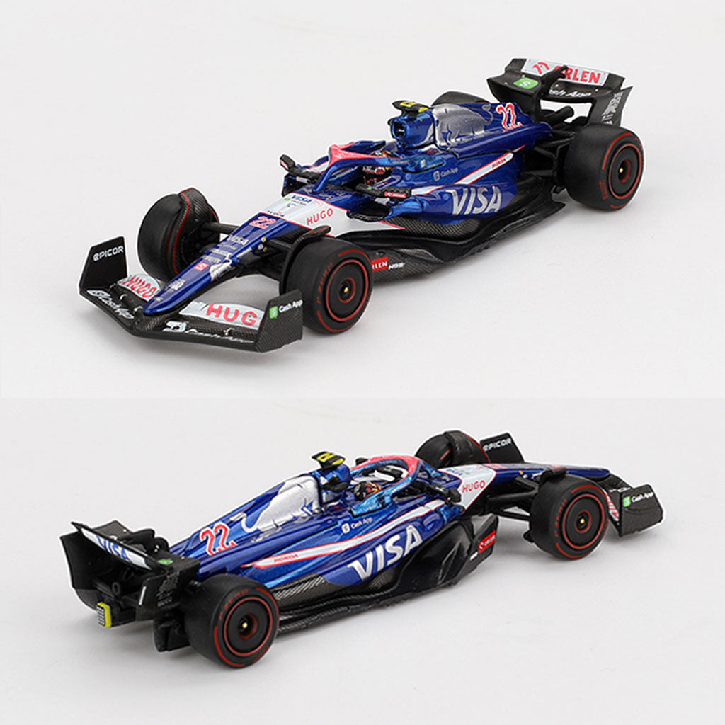 Mini GT RB VCARB 01 #22 Yuki Tsunoda 2024 Bahrain GP (1007) (1:64)