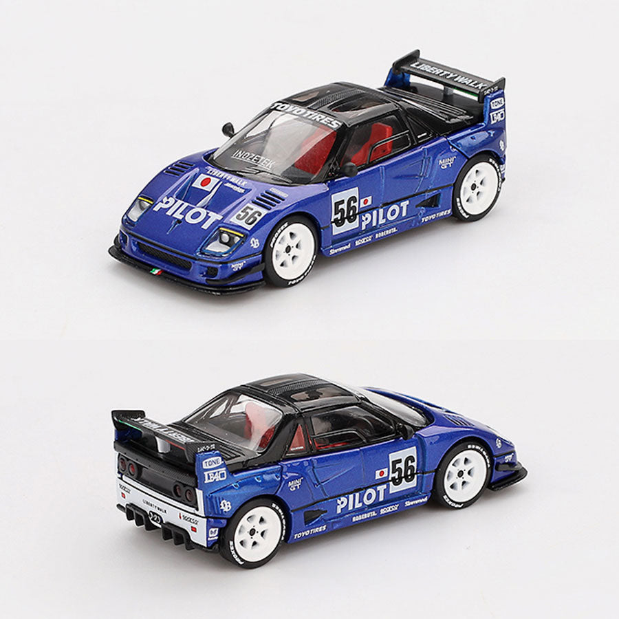 Mini GT Mazda AZ-1 Liberty Walk LB40 Pilot Blue (1047) (1:64 Scale)