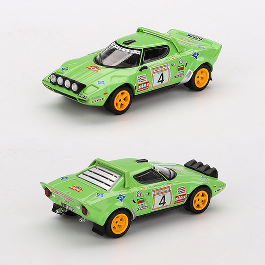 Mini GT Lancia Stratos HF #4 1979 Spanish Rally Champion (1050) (1:64)