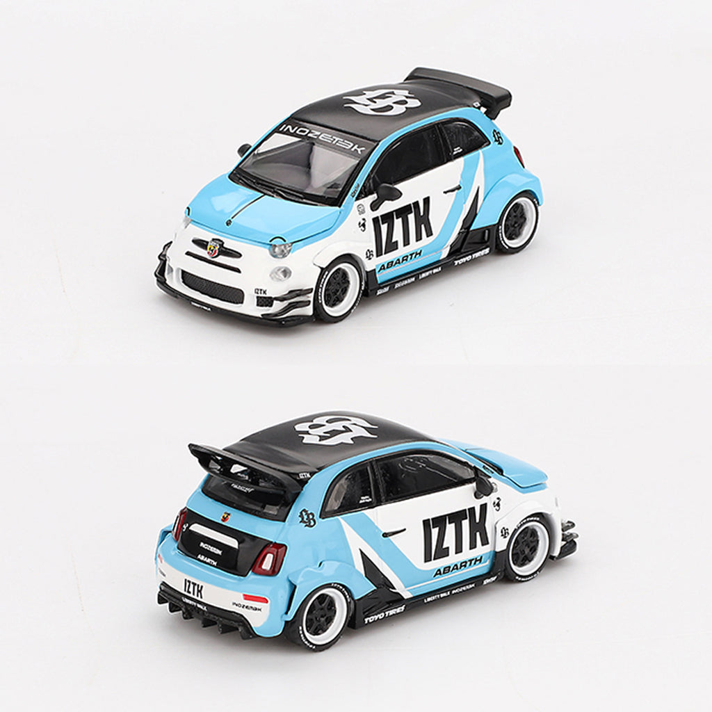 Mini GT LB-Works x Abas Works Abarth 595 IZTK (1051) (1:64 Scale)