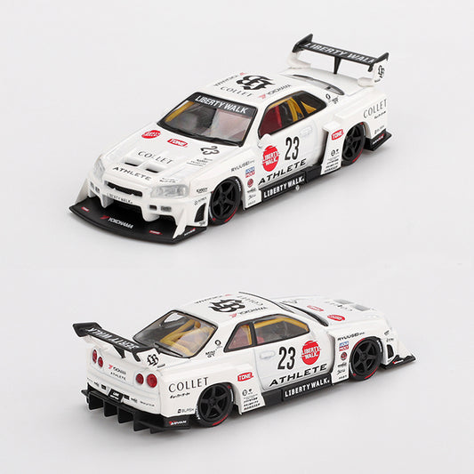 Mini GT Nissan LB-ER34 Super Silhouette Skyline Athlete Collet (1059)