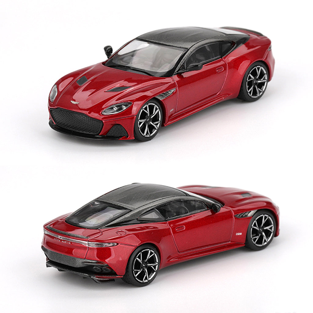 Mini GT Aston Martin DBS Hyper Red RHD (1065) (1:64 Scale)