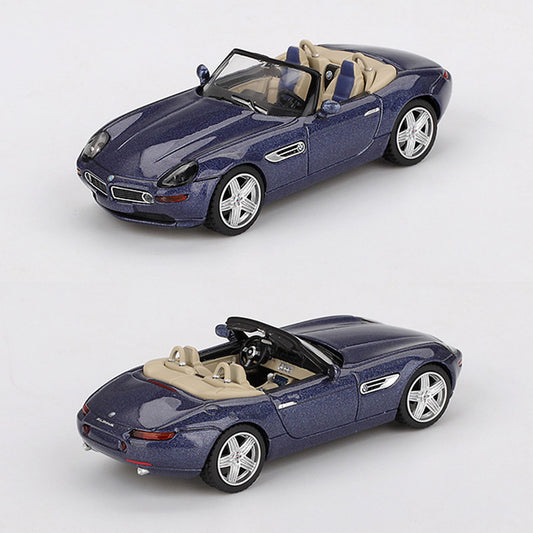 Mini GT BMW Z8 Alpina Alpine Blue LHD (1082) (1:64 Scale)