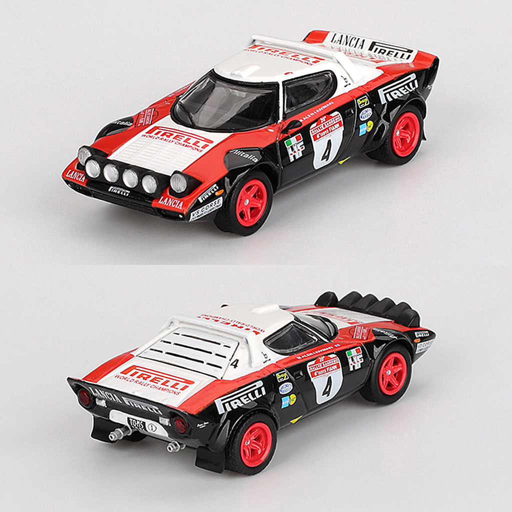 Mini GT Lancia Stratos HF #4 1978 Rally Sanremo Winner (1084) (1:64)