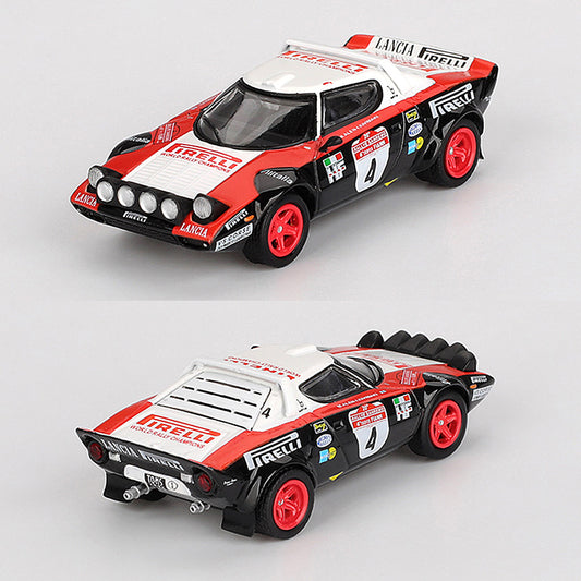 Mini GT Lancia Stratos HF #4 1978 Rally Sanremo Winner (1084) (1:64)