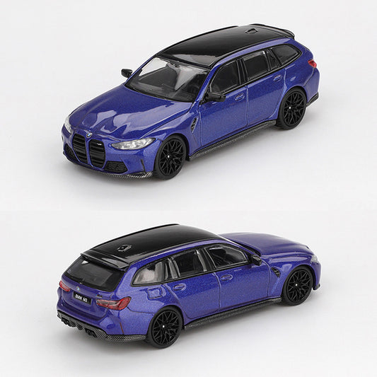 Mini GT BMW M3 Competition Touring Portimao Blue Metallic (1090) 1:64