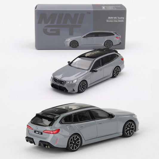 Mini GT BMW M5 Touring Brooklyn Grey Metallic (1096) (1:64 Scale)