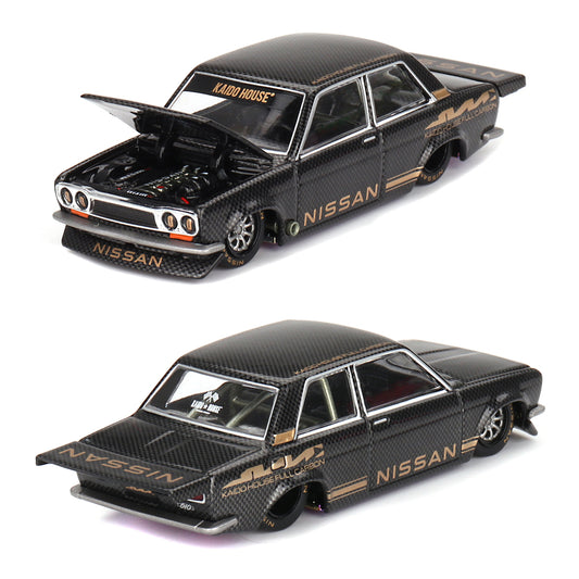 Mini GT Kaido House Datsun 510 Pro Street Full Carbon V1 (110) (1:64)