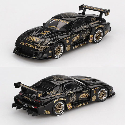 Mini GT Mazda RX-7 LB-Super Silhouette FD-Niles Black (1101) (1:64)