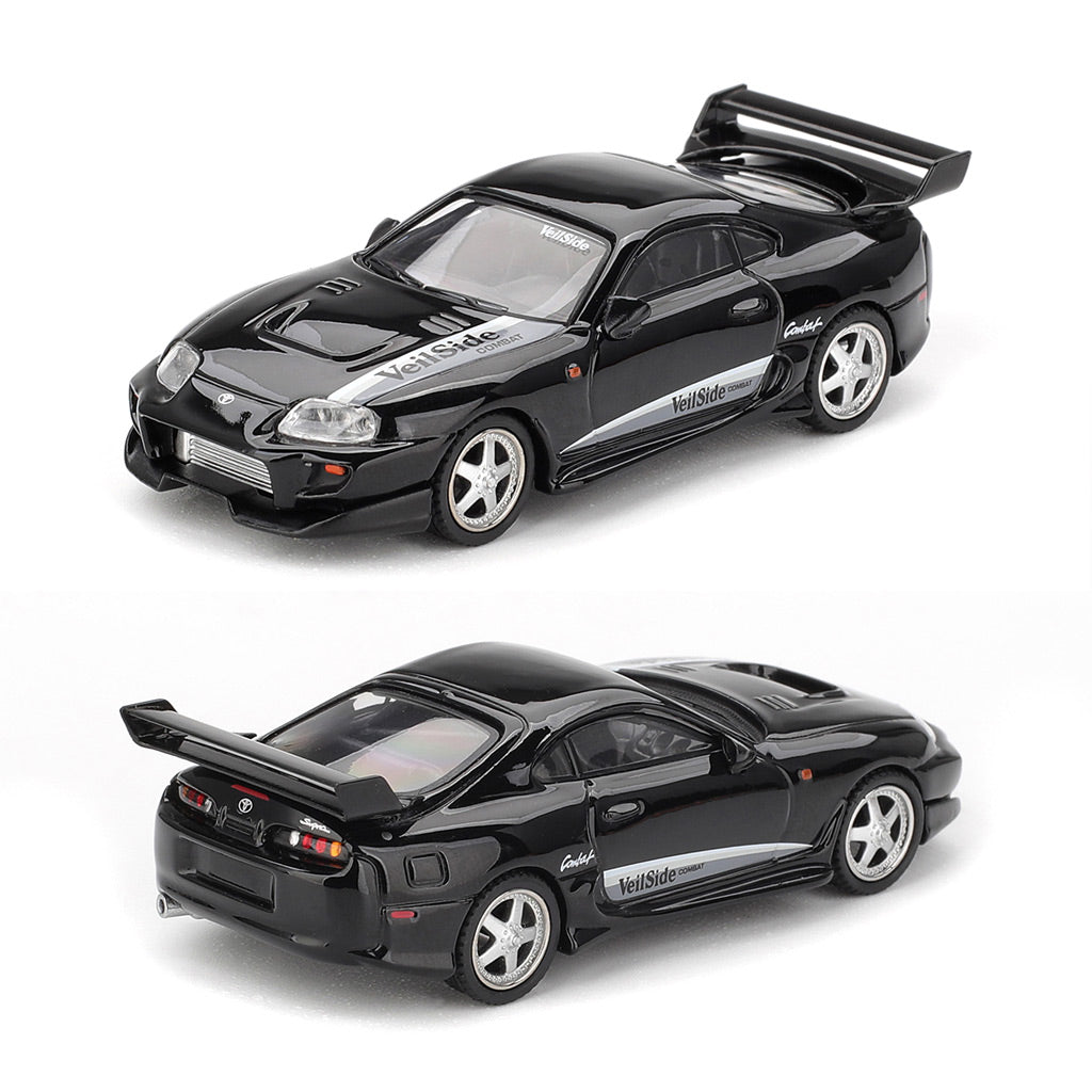 Mini GT Toyota Supra VeilSide Combat V-II Black (1107) (1:64 Scale)