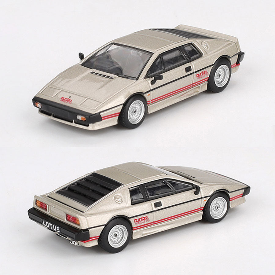 Mini GT Lotus Esprit Turbo Metallic Silver (1109) (1:64 Scale)