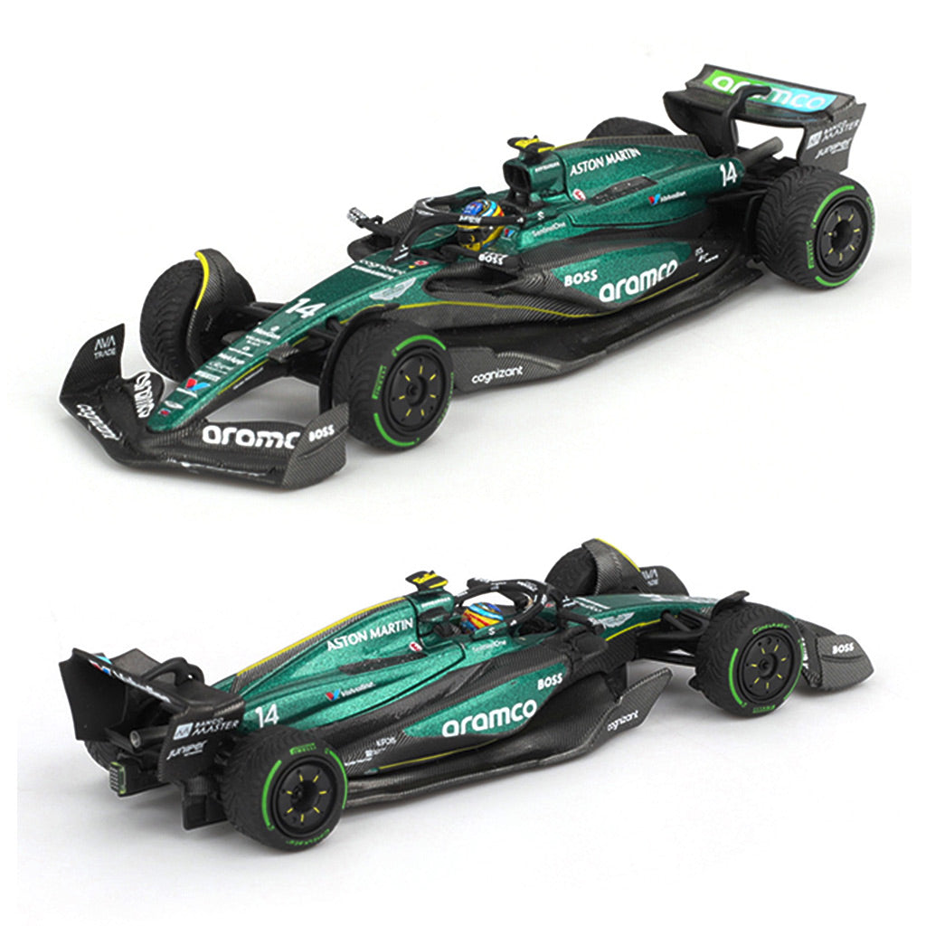 Mini GT Aston Martin AMR24 F1 Canadian 2024 #14 Fernando Alonso (1113)