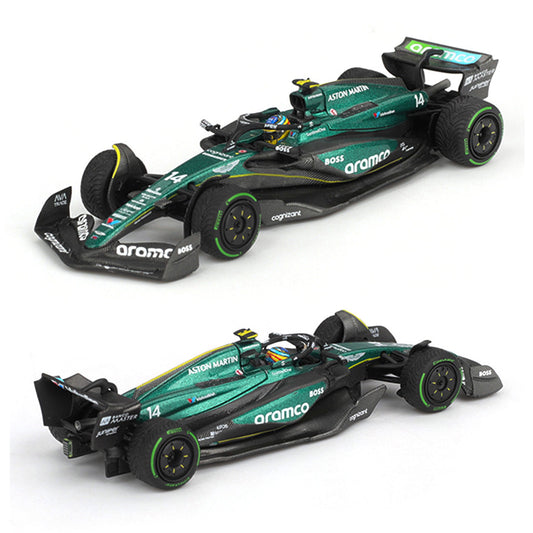 Mini GT Aston Martin AMR24 F1 Canadian 2024 #14 Fernando Alonso (1113)