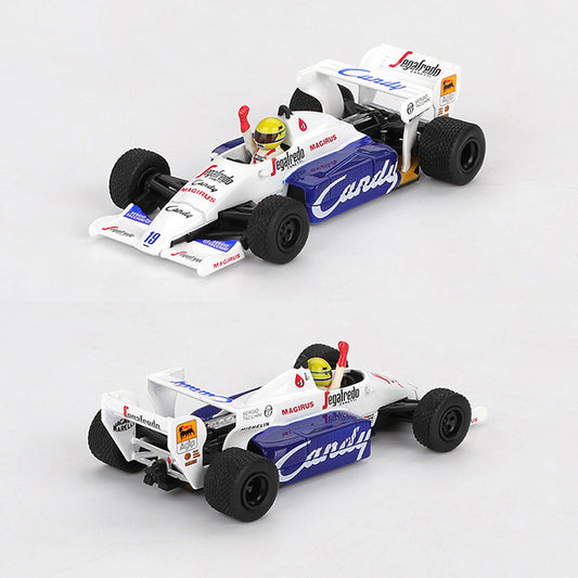 Mini GT Toleman TG184 #19 Ayrton Senna 1984 Monaco GP (1118) (1:64)