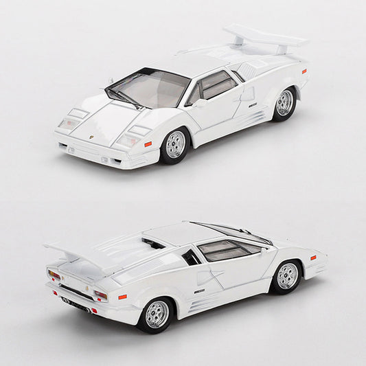 Mini GT Lamborghini Countach 25th Anniversary White (1134) (1:64)