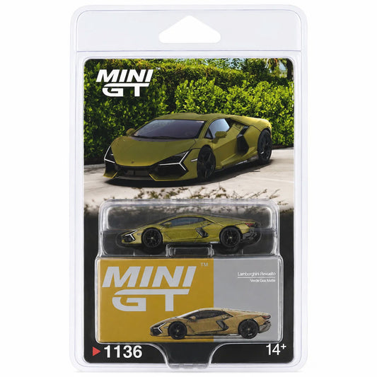 Mini GT Lamborghini Revuelto Verde Gea Matte (1136) (Blister Pack)