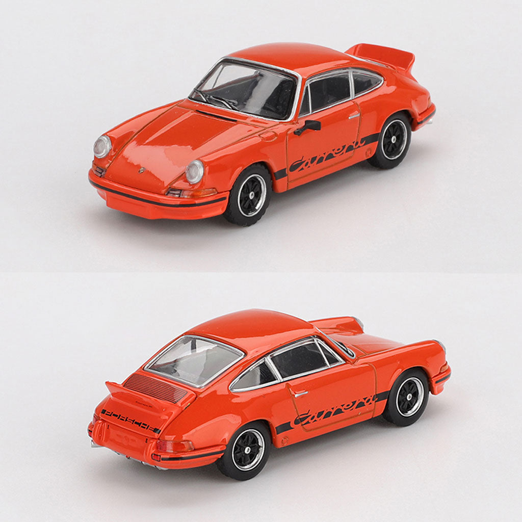 Mini GT Porsche 911 Carrera RS 2.7 Tangerine / Black Livery (1142)