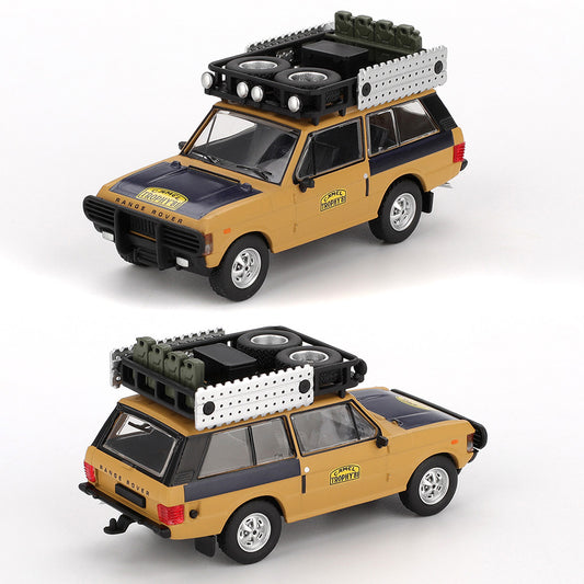 Mini GT Range Rover Team West Germany 1981 Camel Trophy Sumatra (1144)