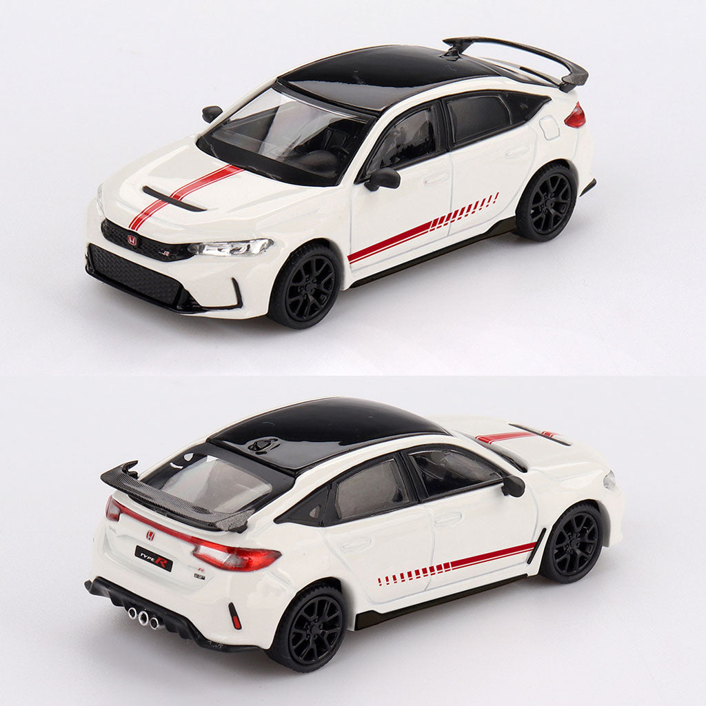 Mini GT Honda Civic Type R Ultimate Edition White (1147) (1:64 Scale)