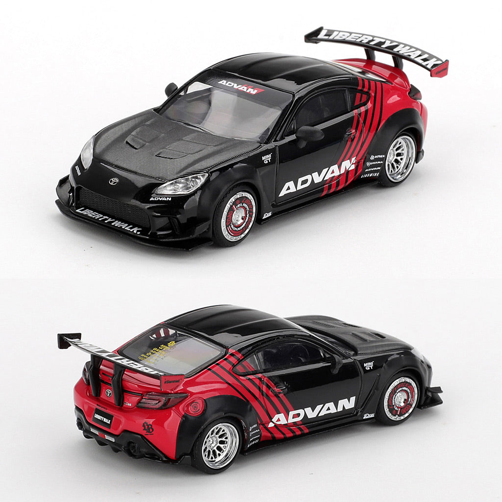 Mini GT Toyota GR86 LB Nation Advan Livery (1173) (1:64 Scale)