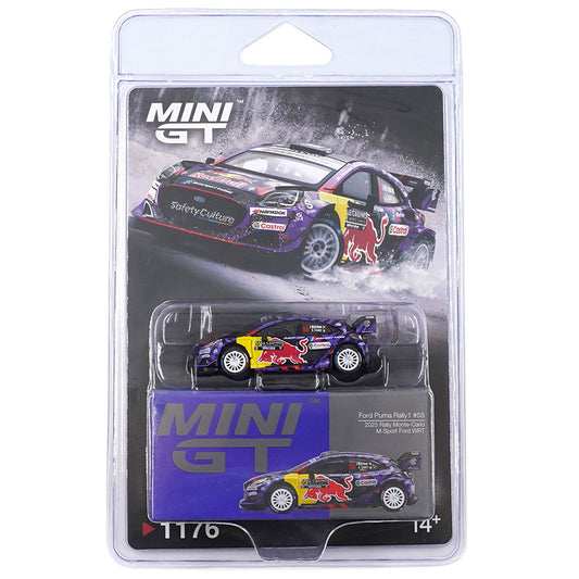 Mini GT Ford Puma Rally1 #55 M-Sport 2025 Monte Carlo (1176) (Blister)
