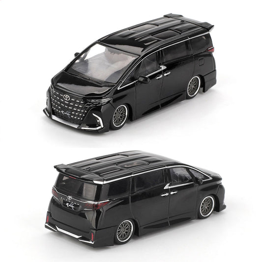 Mini GT Toyota Alphard 40 Kuhl Black (1179) (1:64 Scale)