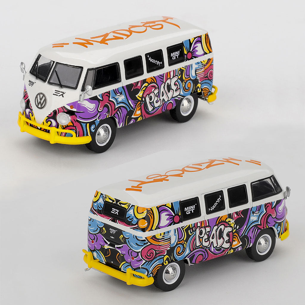 Mini GT Volkswagen T1 Microbus Mizu Design (1191) (1:64 Scale)