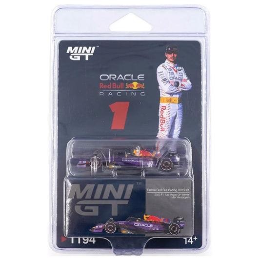 Mini GT Red Bull F1 RB19 2023 Las Vegas GP Verstappen (1194) (Blister)