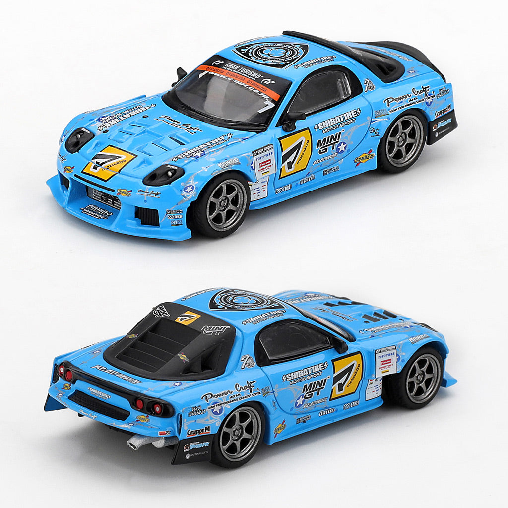 Mini GT Mazda RX-7 RE-Amemiya 2025 D1 Grand Prix (1195) (1:64 Scale)