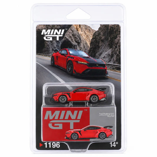 Mini GT Ford Mustang GTD Race Red (1196) 1:64 Scale (Blister Pack)
