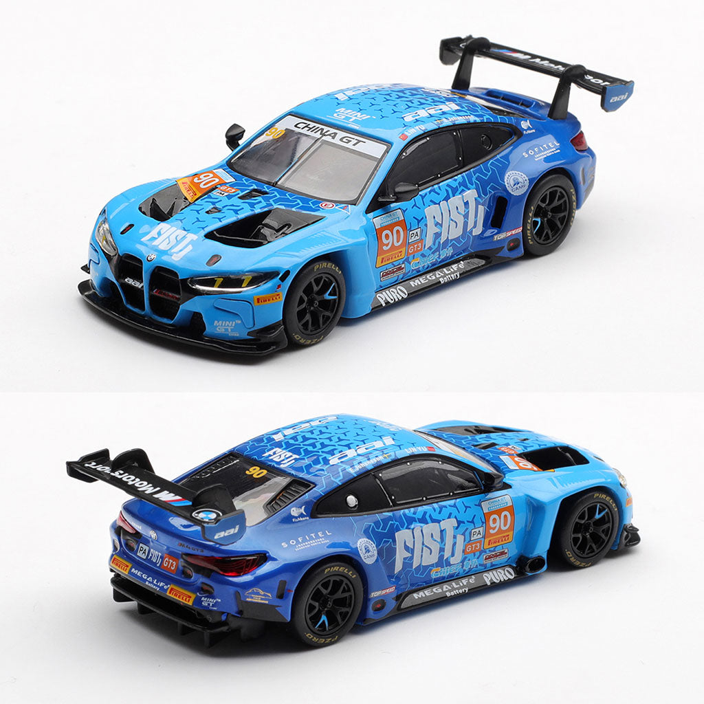 Mini GT BMW M4 GT3 Evo #90 2025 China GT FIST Team AAI (1215) (1:64)