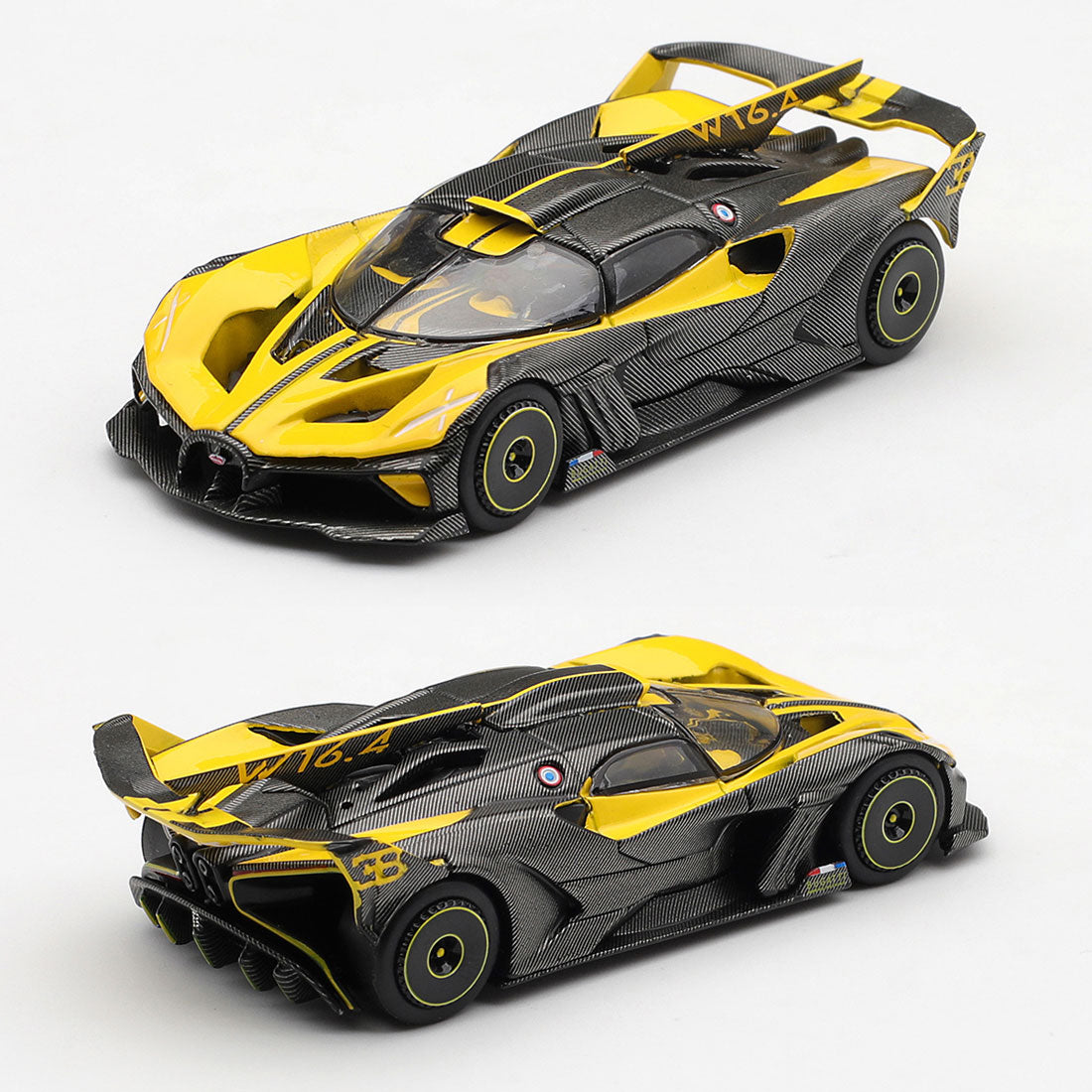 Mini GT Bugatti Bolide Yellow (1229) (1:64 Scale)