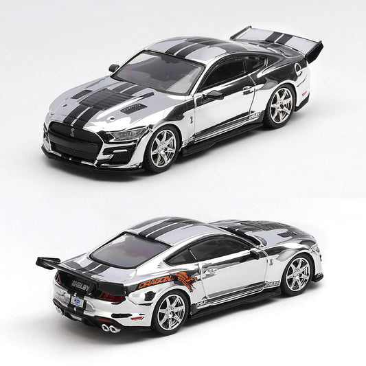 Mini GT Shelby GT500 Dragon Snake Concept Chrome Silver (1230) (1:64)