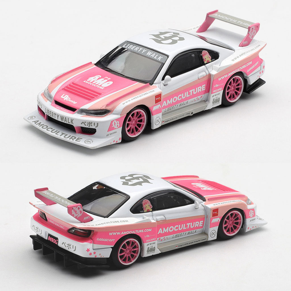 Mini GT Nissan Silvia S15 LB-Super Silhouette Amoculture (1239) (1:64)