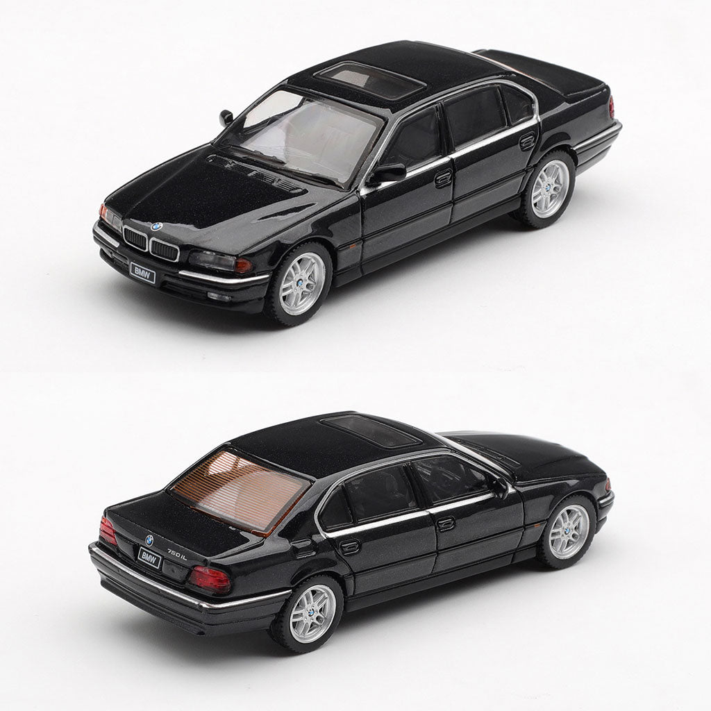 Mini GT BMW 750IL Black Sapphire (1242) (1:64 Scale)