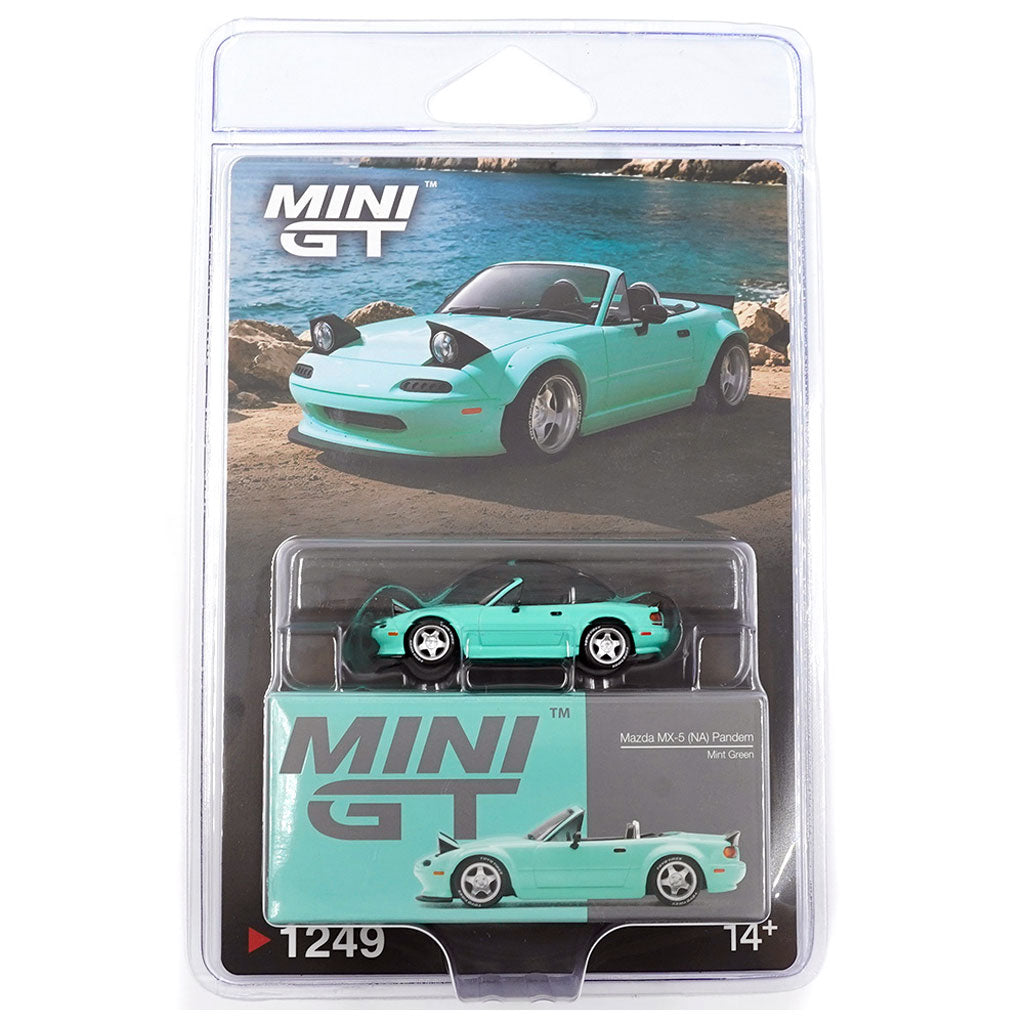 Mini GT Mazda Miata MX-5 (NA) Pandem Mint Green (1249) (Blister Pack)