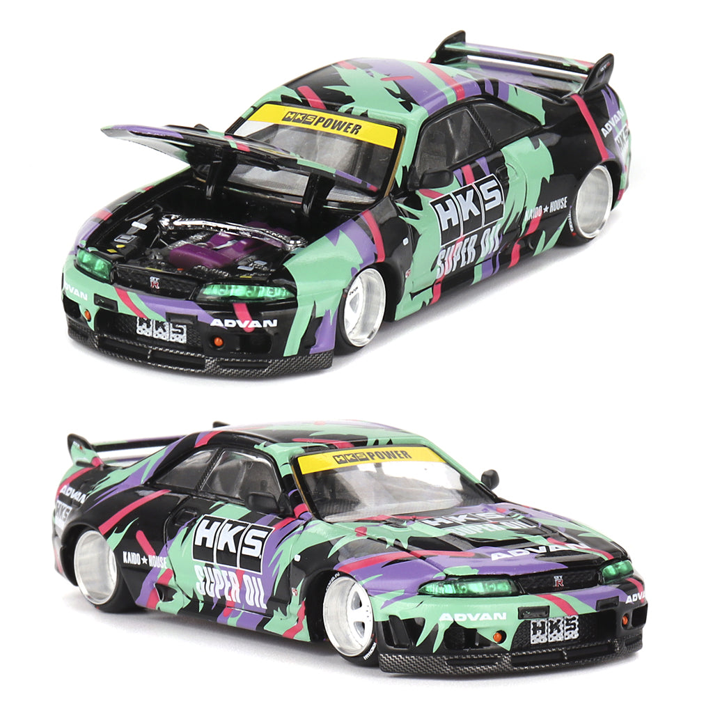 Mini GT Nissan Skyline GT-R R33 HKS V1 (129) (1:64) – AGR Models