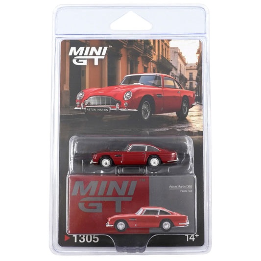 Mini GT Aston Martin DB5 Fiesta Red LHD (1305) (1:64) (Blister Pack)