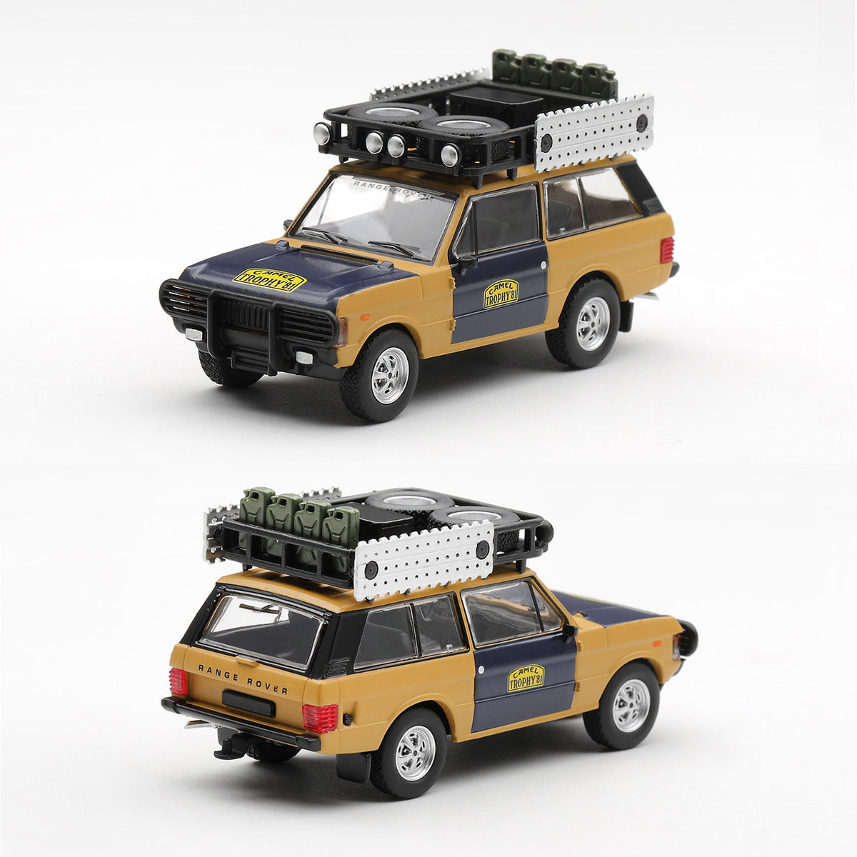 Mini GT Range Rover 1981 Camel Trophy Sumatra Fischer & Bays (1312)