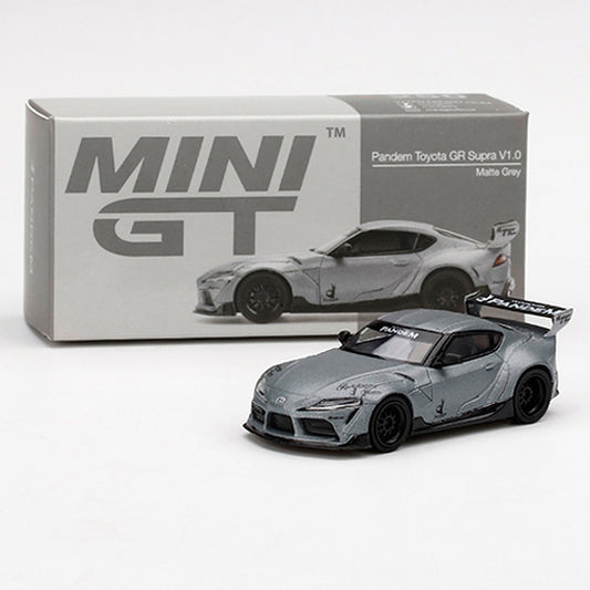 Mini GT Pandem Toyota GR Supra V1.0 Matte Grey (1/64) (250)