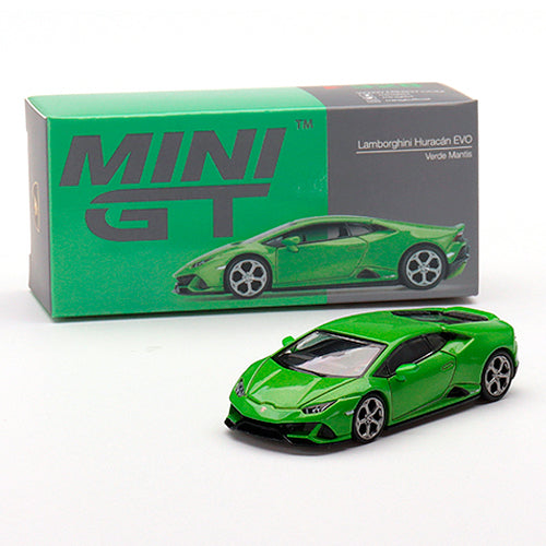 Mini GT Lamborghini Huracan Evo Verde Mantis (1/64) (328)