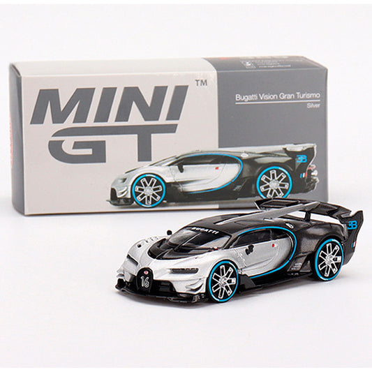 Mini GT Bugatti Vision Gran Turismo Silver (1/64) (369)