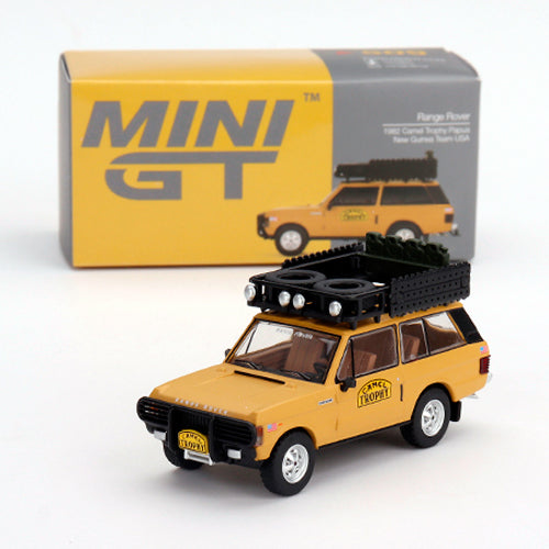 Mini GT Range Rover 1982 Camel Trophy Team USA (1:64) (509) – AGR Models