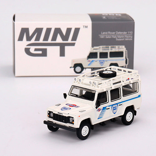 Mini GT Land Rover Defender 110 Martini Racing Support (1:64) (558)